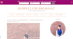 Desktop Screenshot of burpeesforbreakfast.com