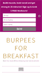Mobile Screenshot of burpeesforbreakfast.com